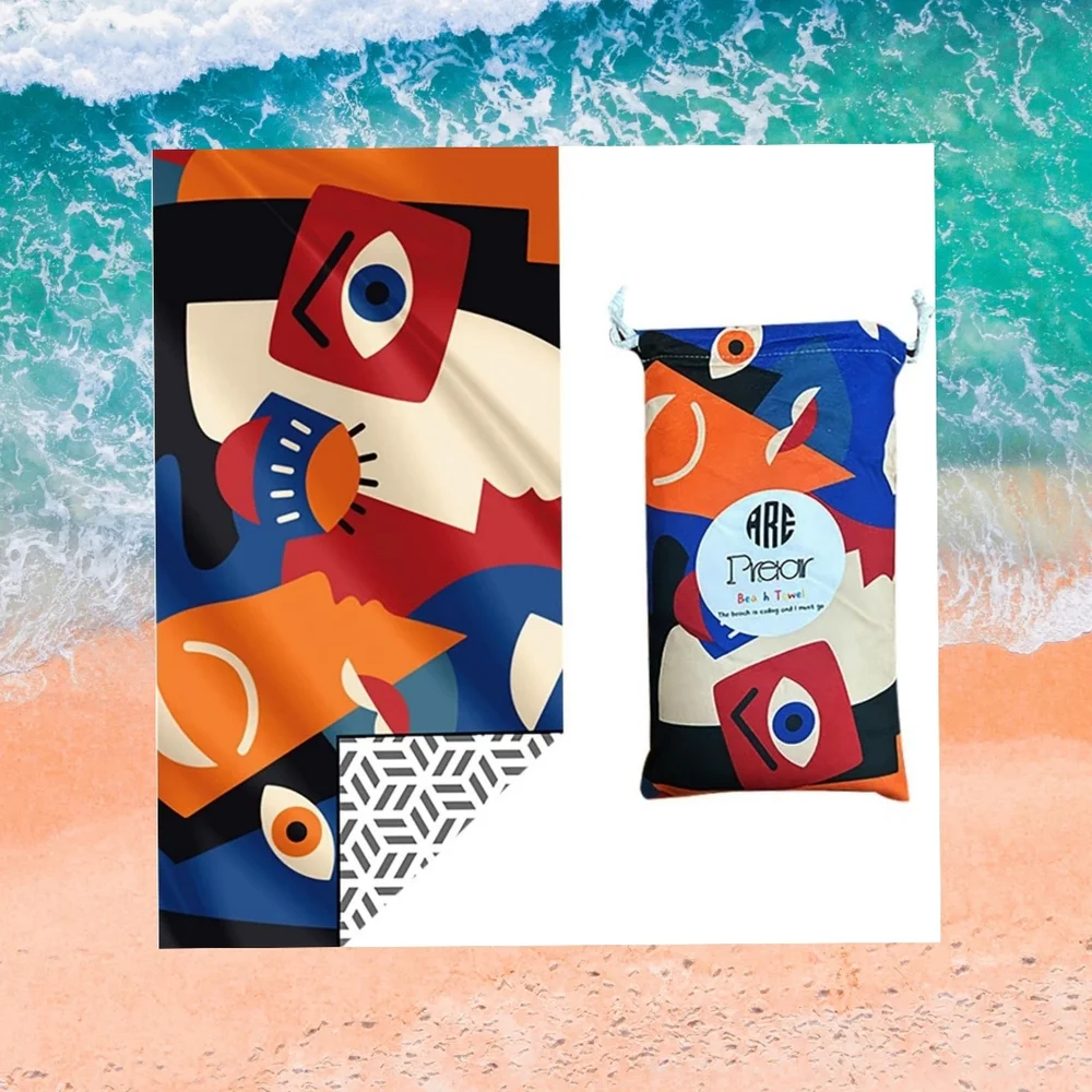 Abstract Art Microfiber Beach Pool Towel. 71